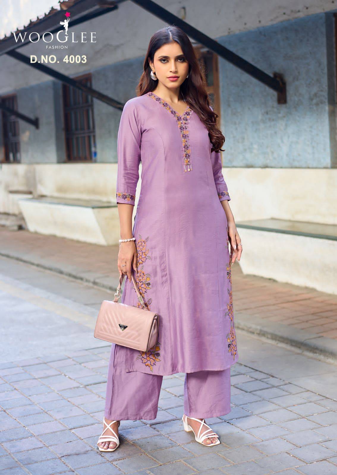  Rahima By WOOGLEE 4001 To 4006 Series Beautiful Festive Suits Colourful Stylish Viscose Weaving readymade dresses At Wholesale Price